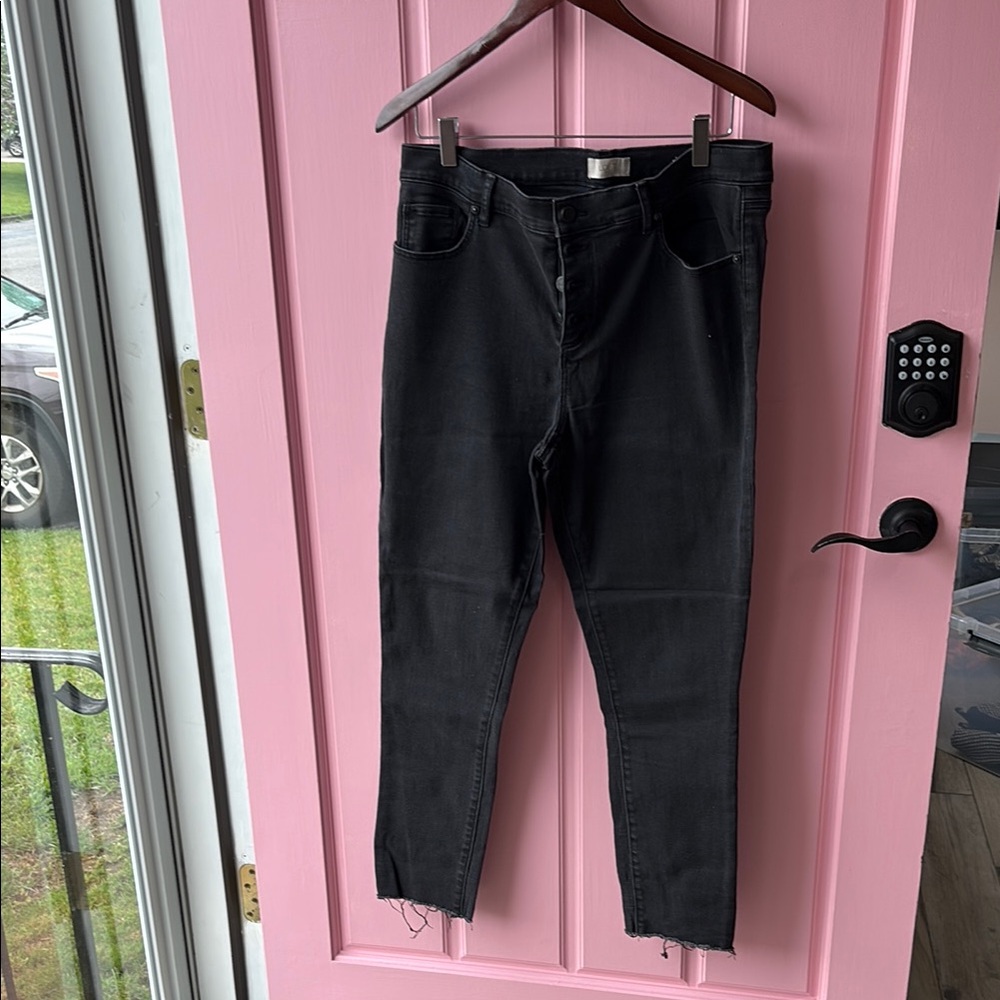 LOFT Women's Black Ankle Jeans